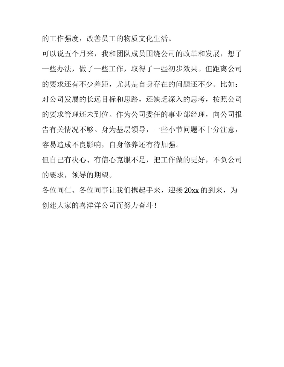 事业部经理的述职报告范文_第3页