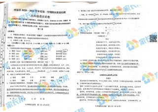 2021年河东区初三期末考试语文试卷.pdf