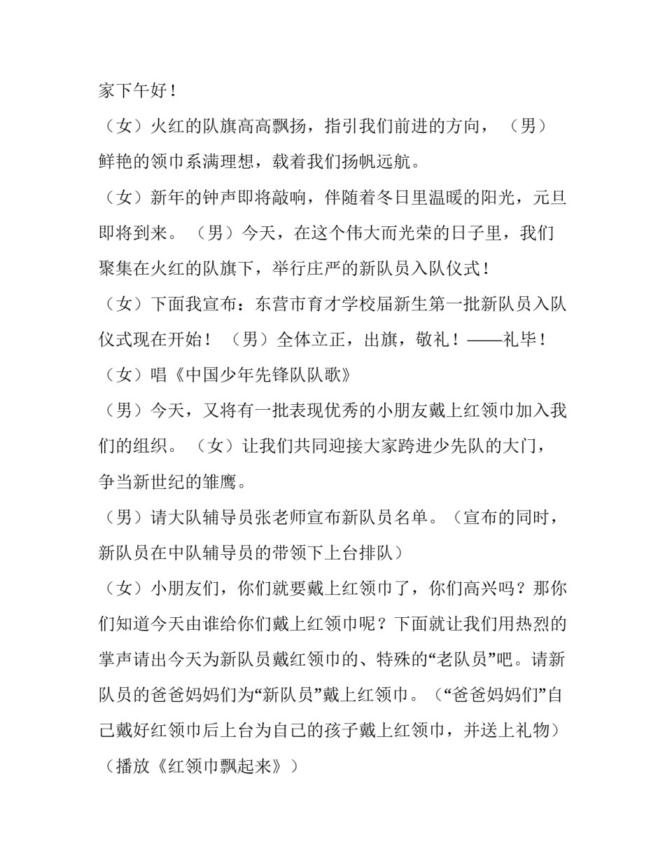 入队活动方案模板_第3页