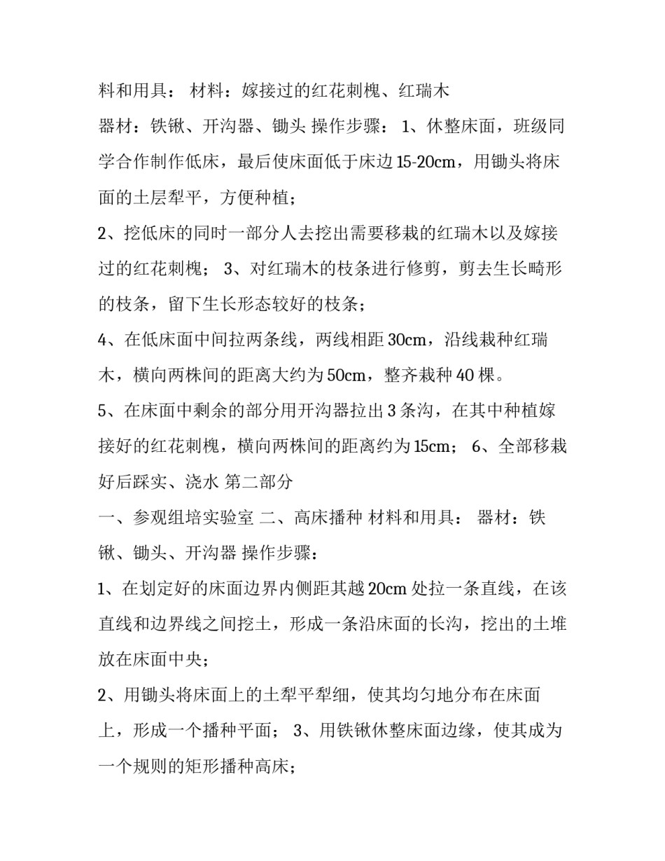 苗圃学实验报告范文_第2页