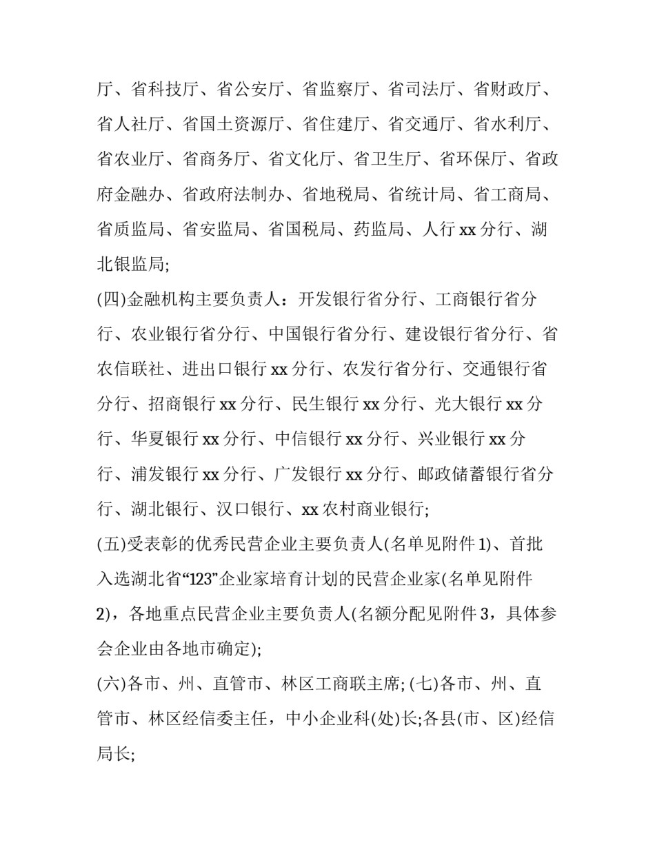 全省经济工作会议通知_第3页