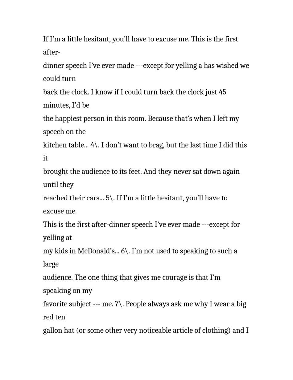 爆笑英语演讲开场白_第2页