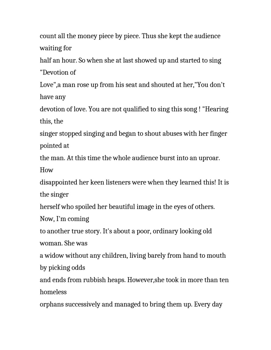 大学生英语演讲稿：What Is Real Beauty_第3页