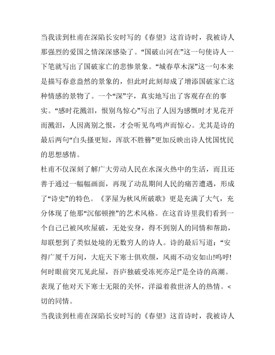 杜甫诗歌的艺术风格分析_第2页