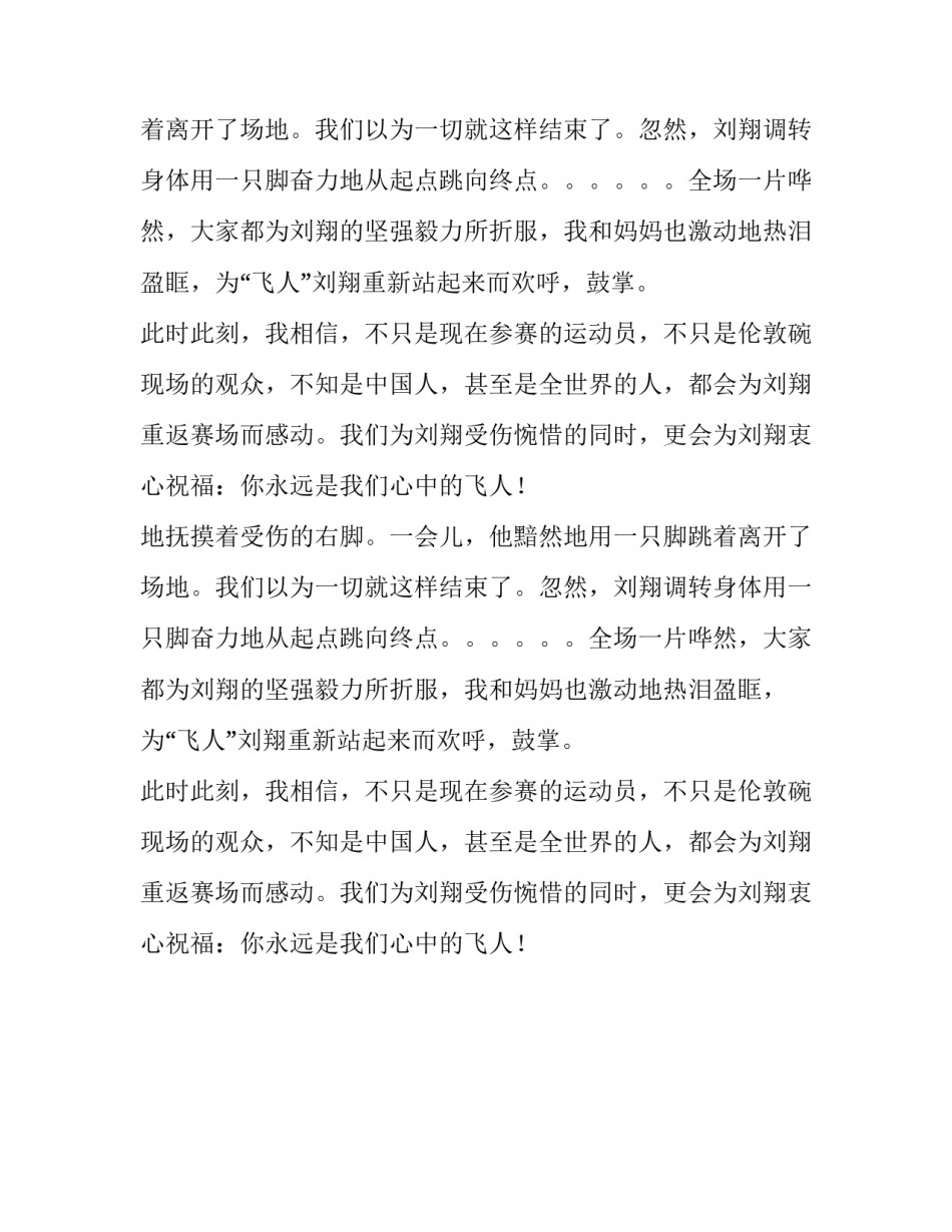 震撼人心的奥运人物作文_第2页