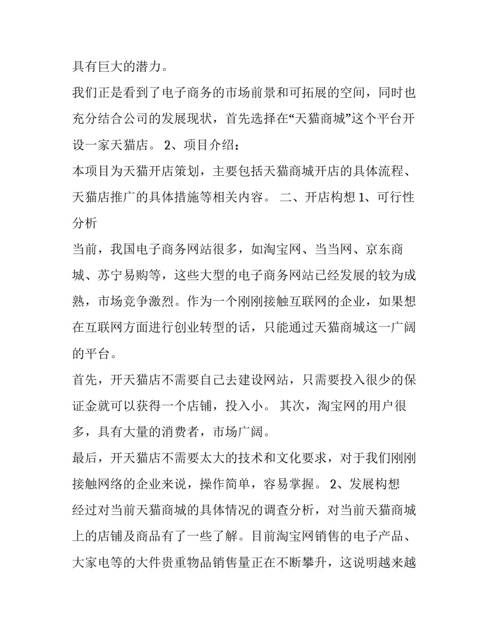 天猫开店运营计划书_第3页