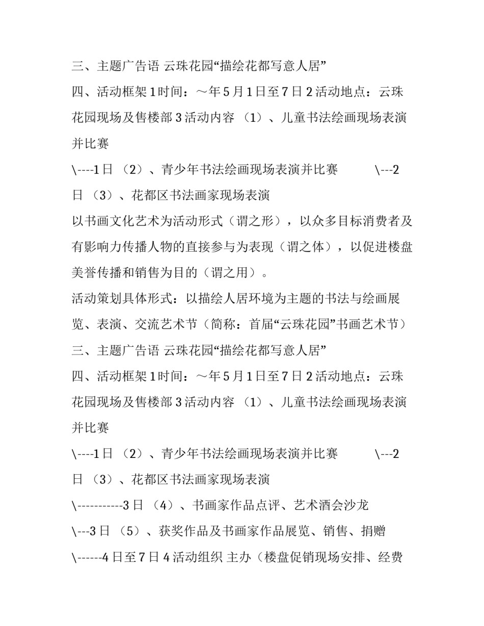 房地产项目优秀宣传方案_第2页