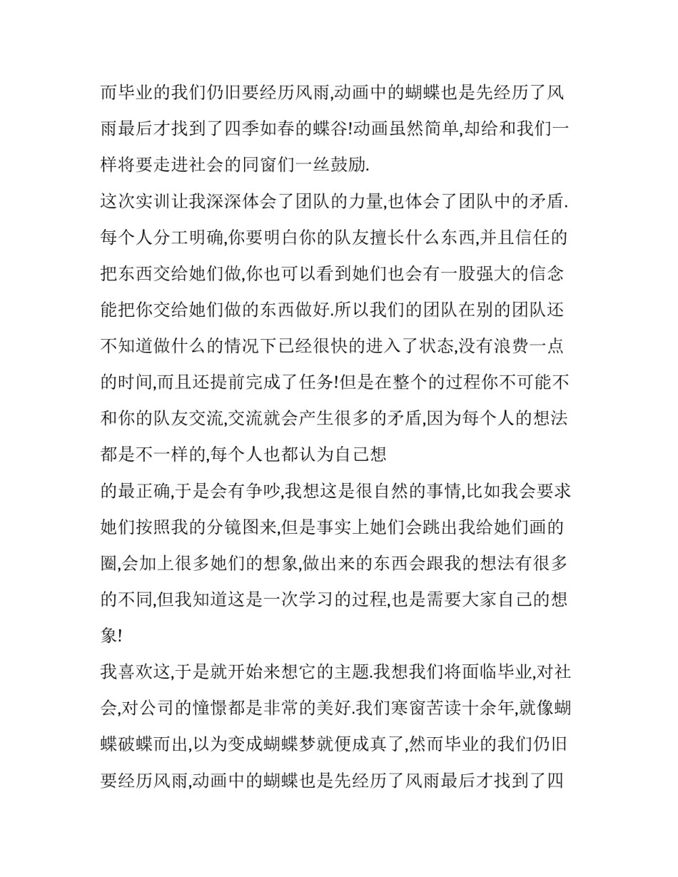动画专业社会实践报告_第2页