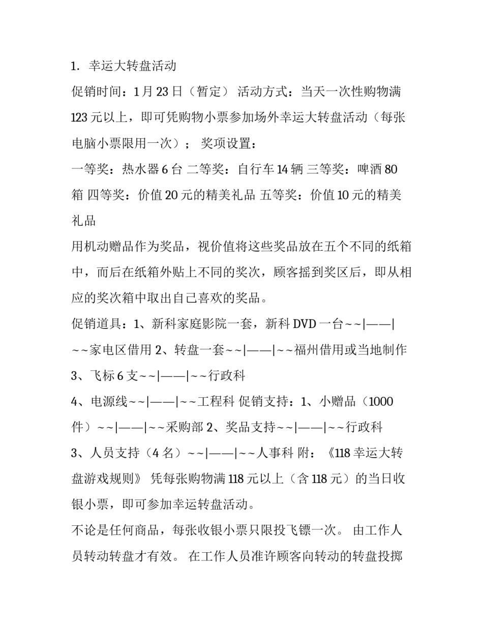 购物广场开业促销策划方案范文_第3页