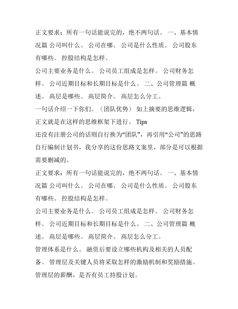 商业计划书格式_第2页