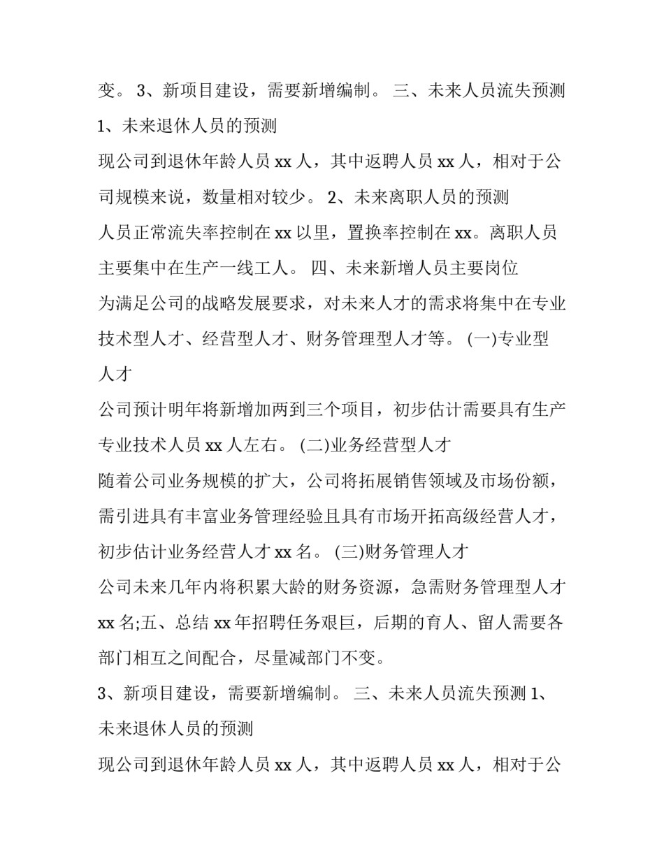 招聘计划名词解释 招聘计划方案(7篇)_第2页