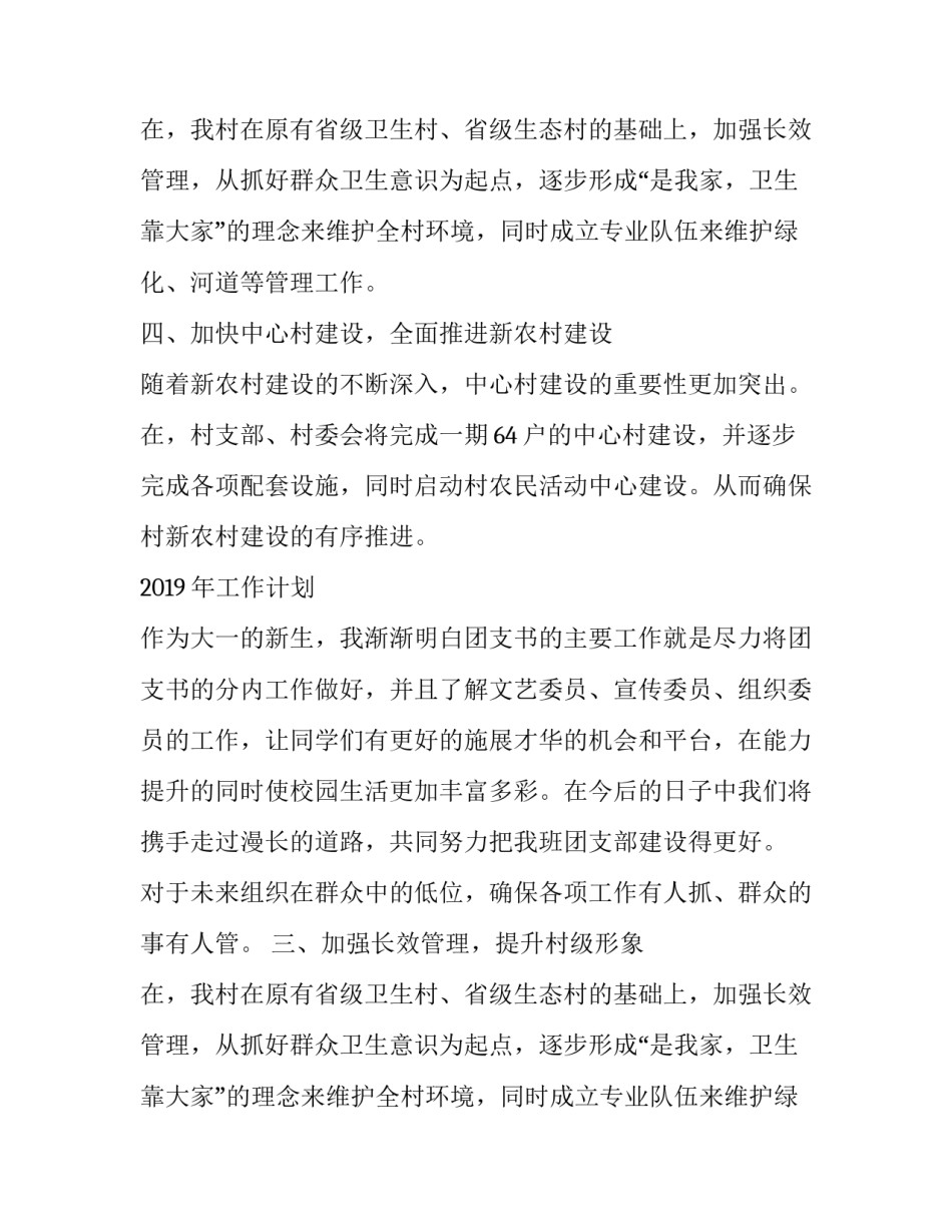 2019年工作计划_第2页