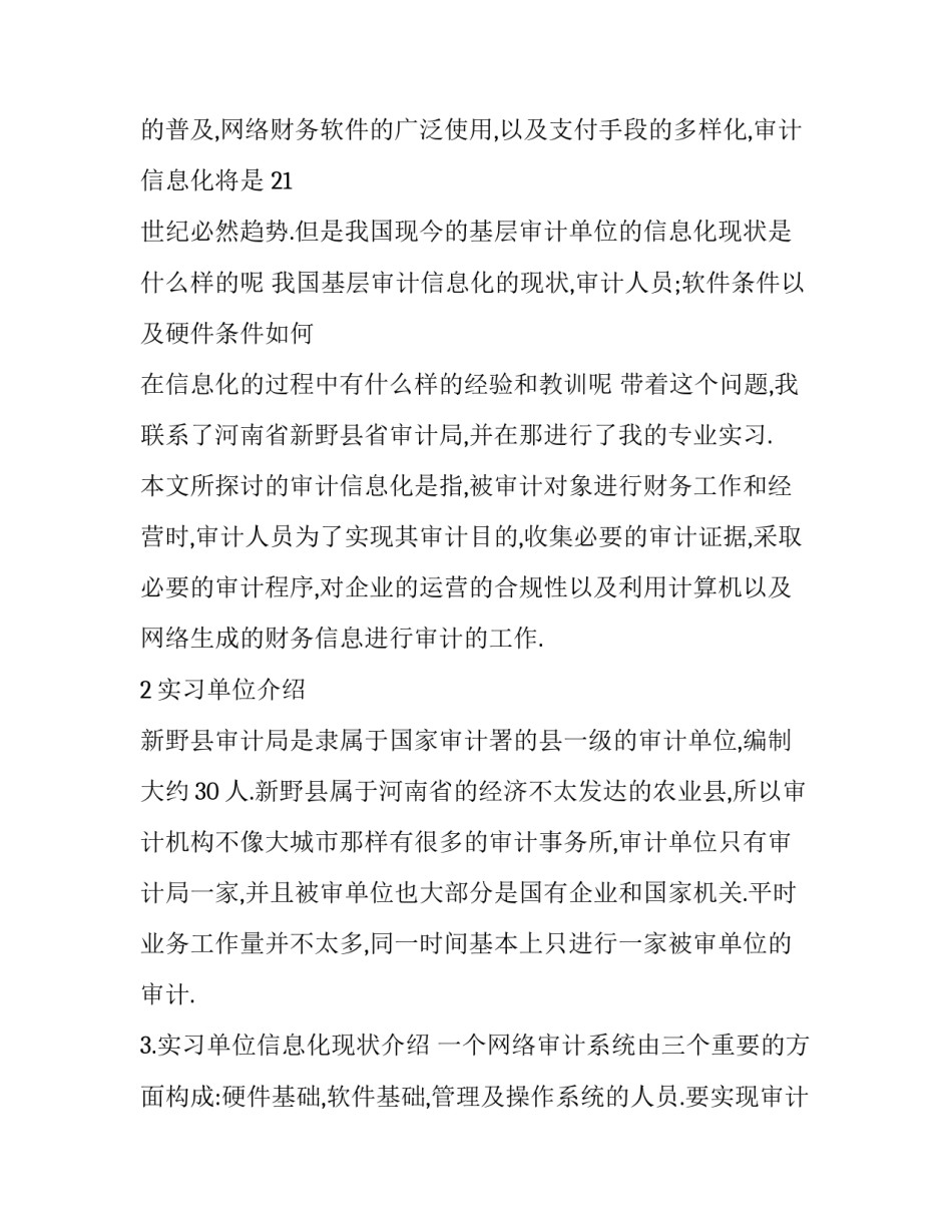 审计学的实训报告(3篇)_第3页