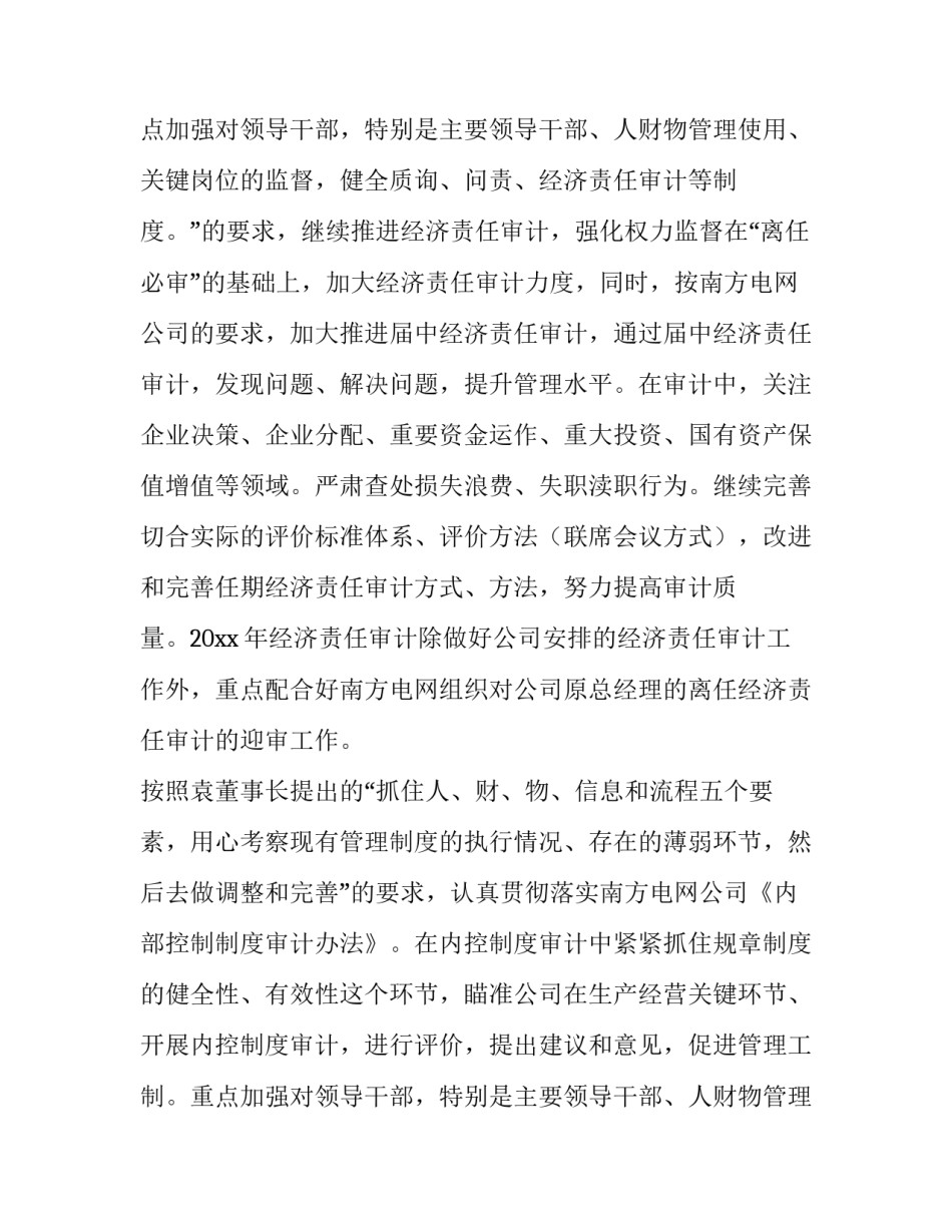 公司审计工作计划(通用13篇)_第2页