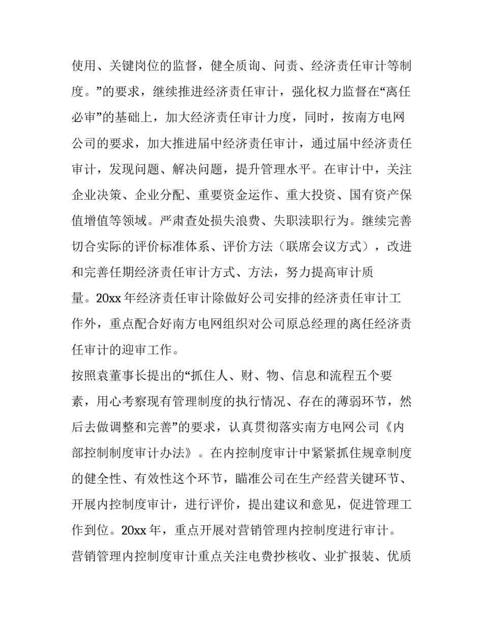 公司审计工作计划(通用13篇)_第3页