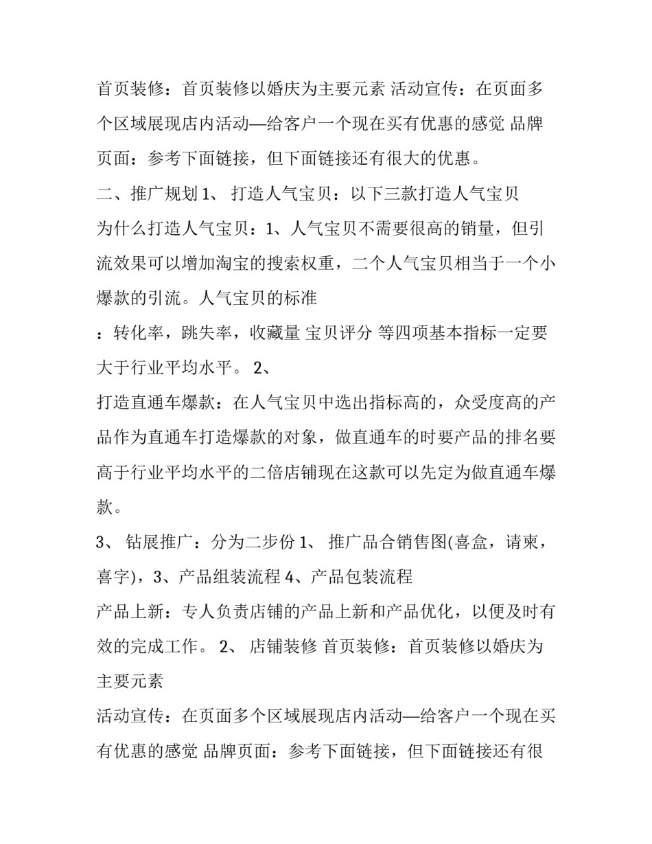 淘宝网店运营计划书_第2页