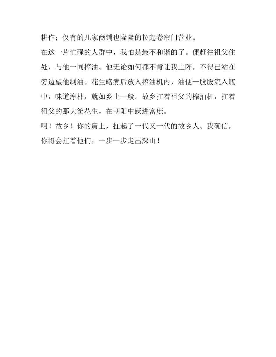 那遍地青石的故乡作文范文_第2页