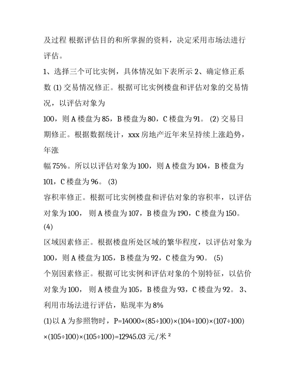 年终房屋资产评估报告书例文_第2页