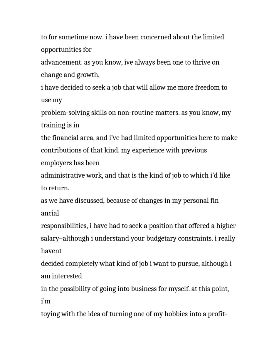 英文辞职报告中的常用语言_第3页