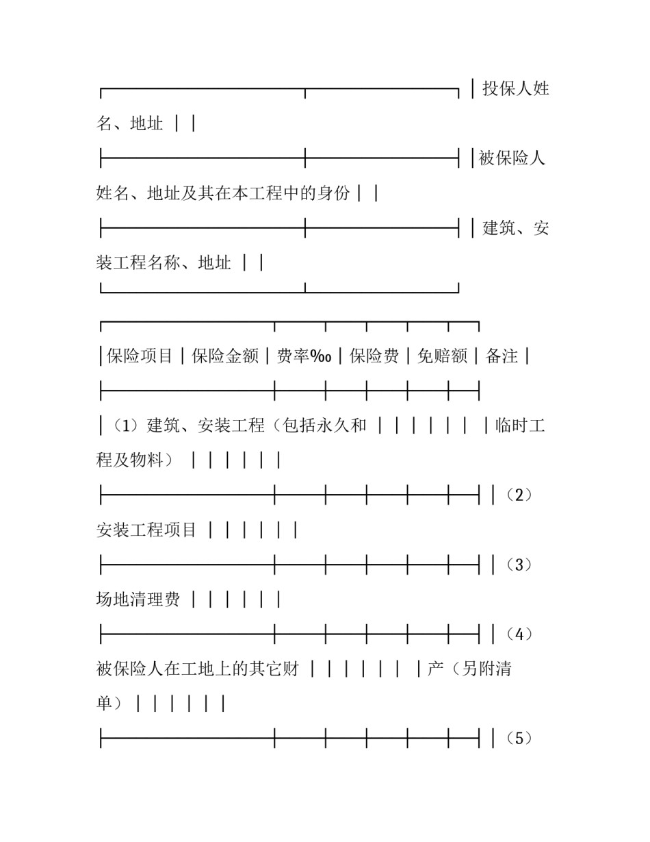 建筑安装工程保险的定义 建筑安装工程一切险的保险范围?(二十二篇)_第3页