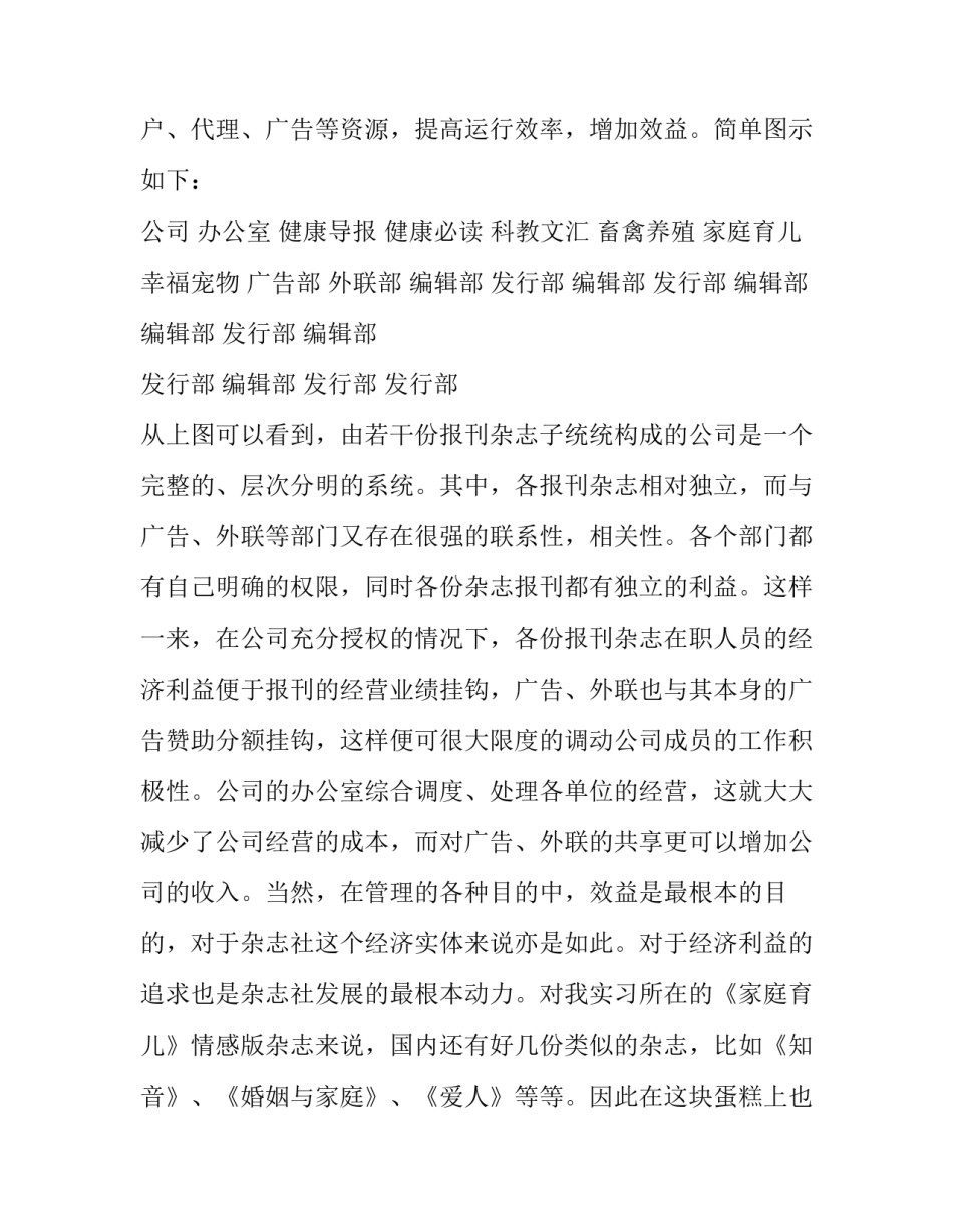 关于杂志社实习毕业报告范例_第3页