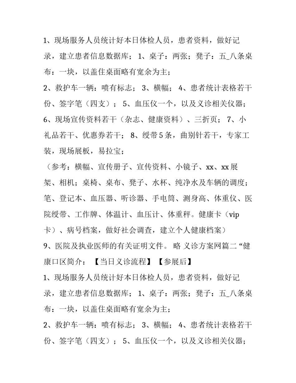 义诊方案网(模板9篇)_第2页