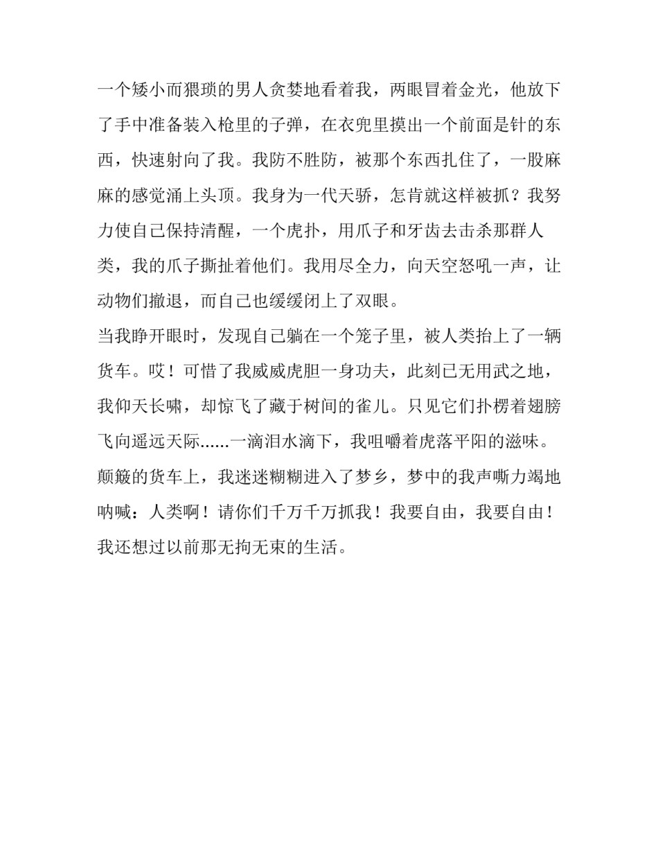 千万千万别抓我五年级作文_第2页