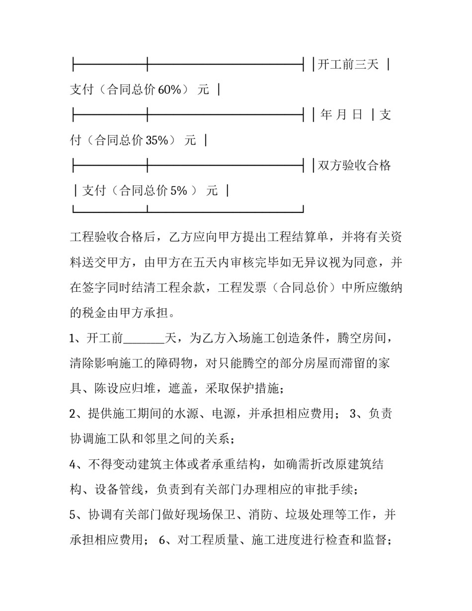 2023年装修合同免费版 装修合同免费下载(4篇)_第3页