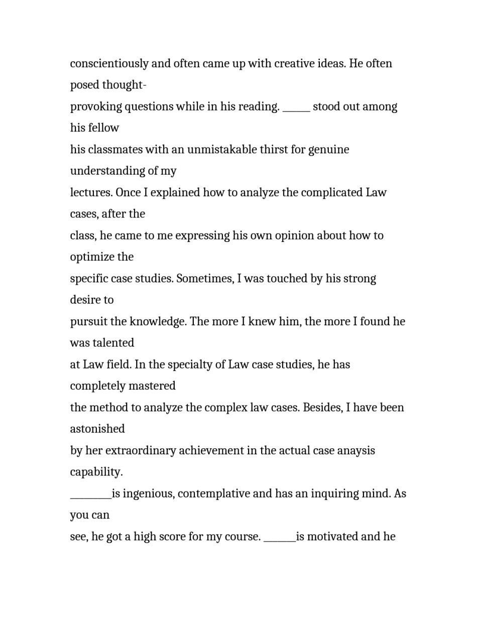 申请外国研究生英文推荐信_第2页