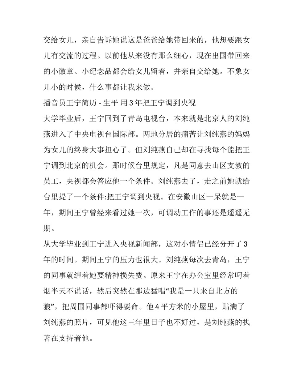 播音员王宁简历_第3页