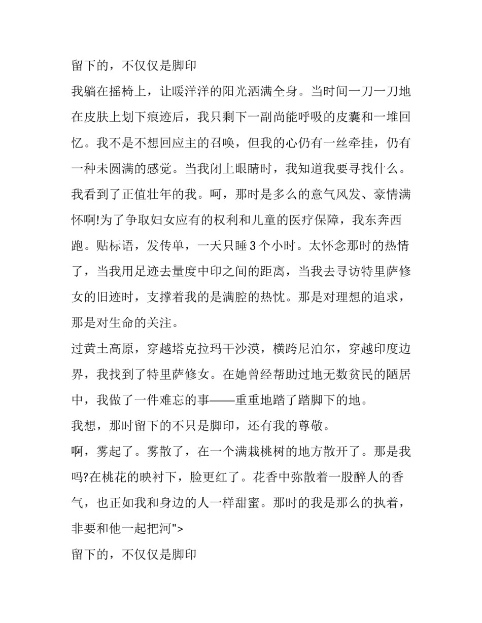 高考作文预测：留下的，不仅仅是脚印_第2页