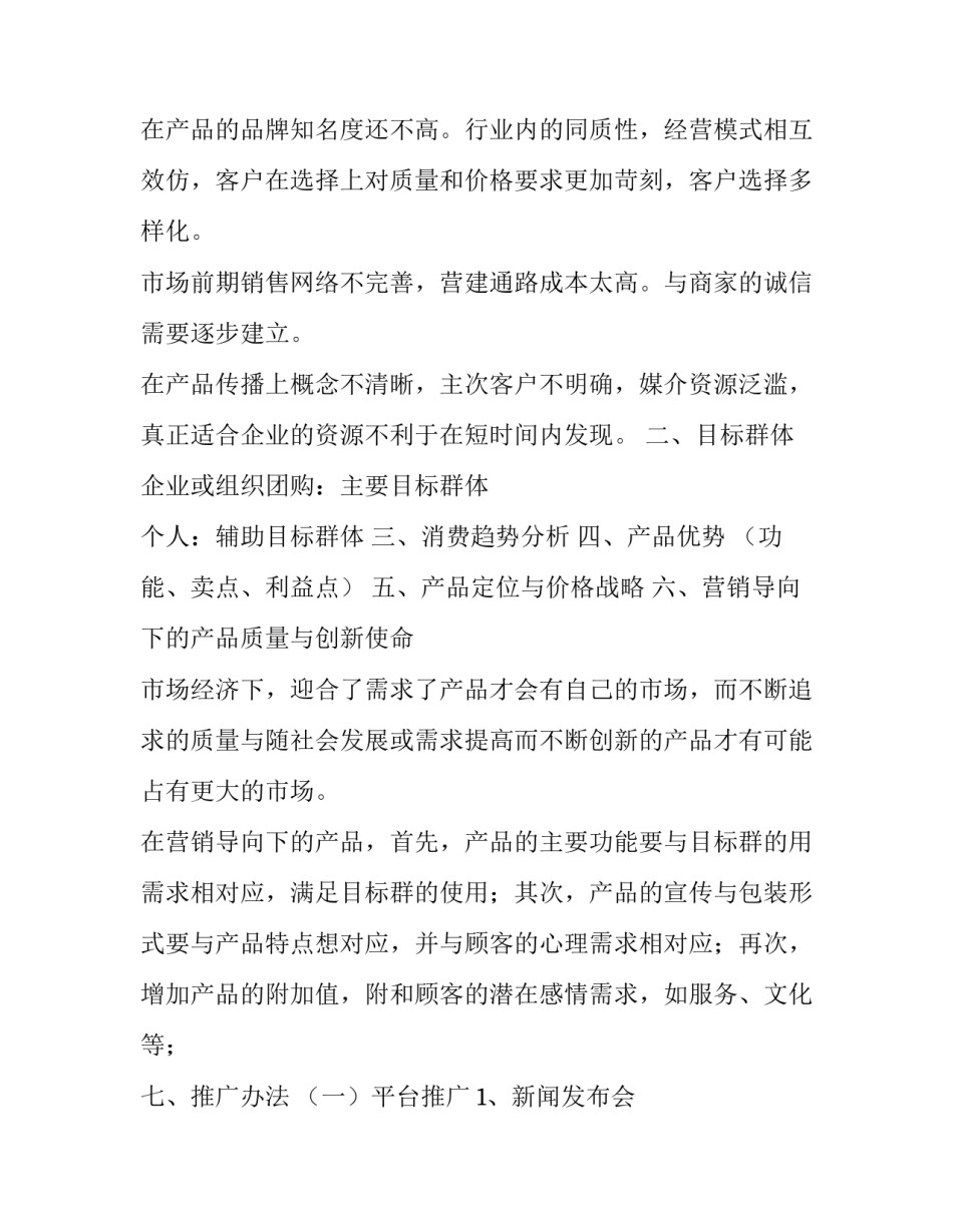 关于产品策划书模板_第3页