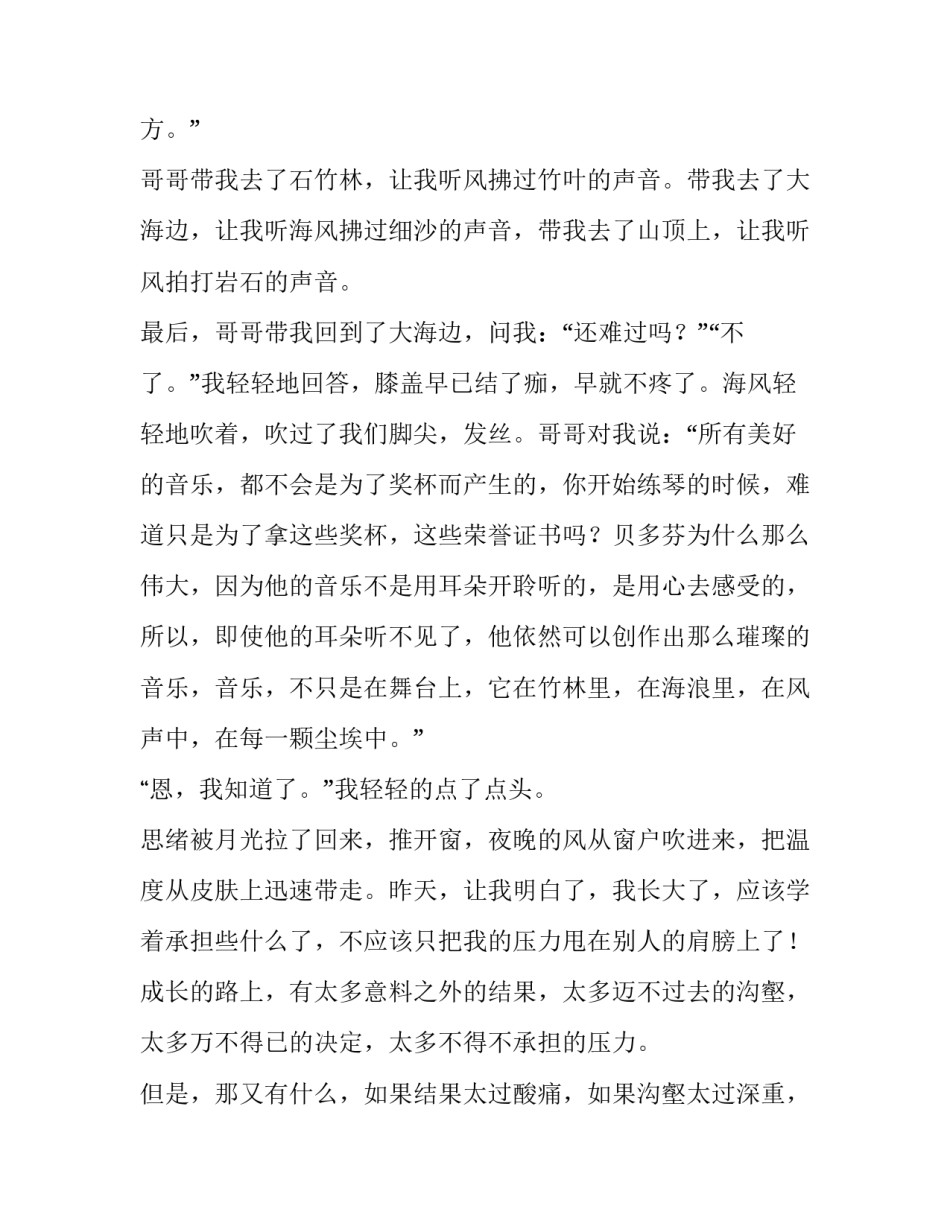 一路彷徨一路执着作文_第2页
