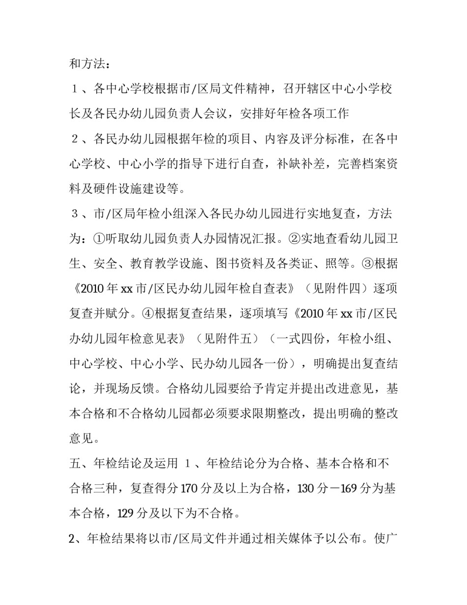民办幼儿园年检通知_第3页