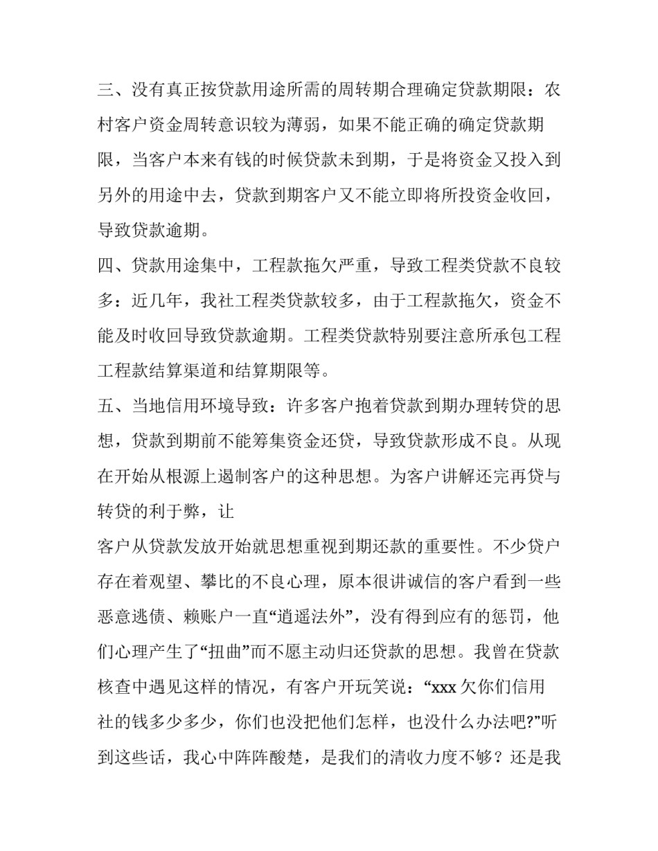 2023年不良贷款形成原因案例分析(五篇)_第2页