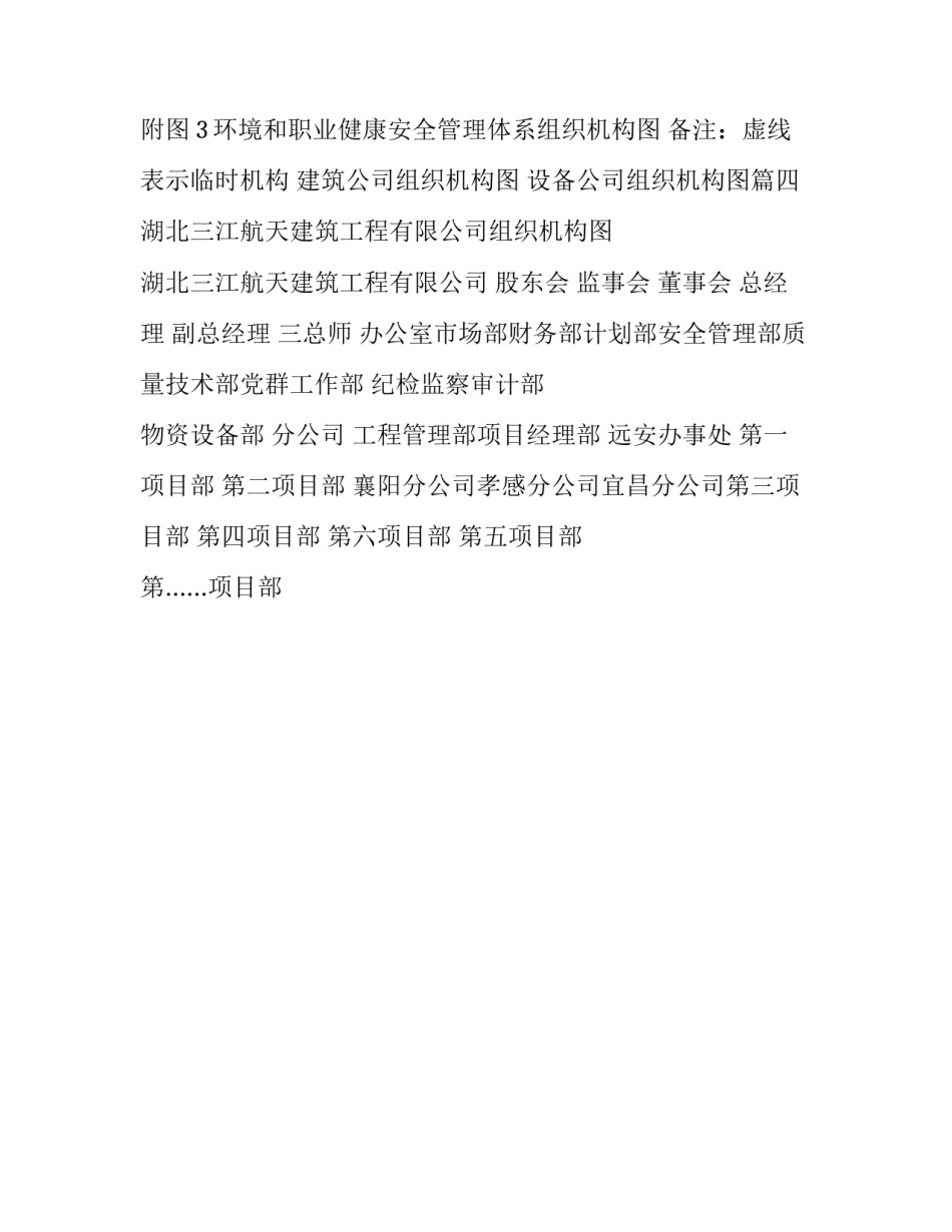 2023年建筑公司组织机构图 设备公司组织机构图(4篇)_第3页