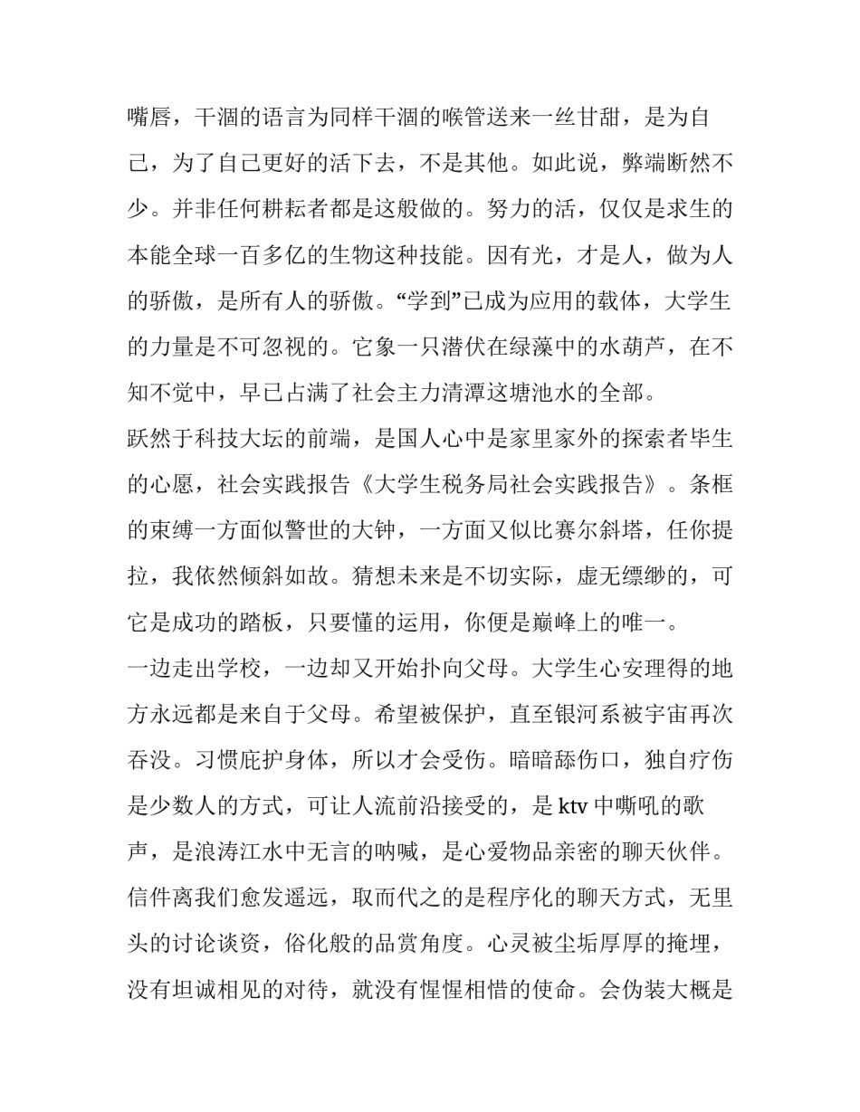 大学生假期税务局社会实践报告_第3页