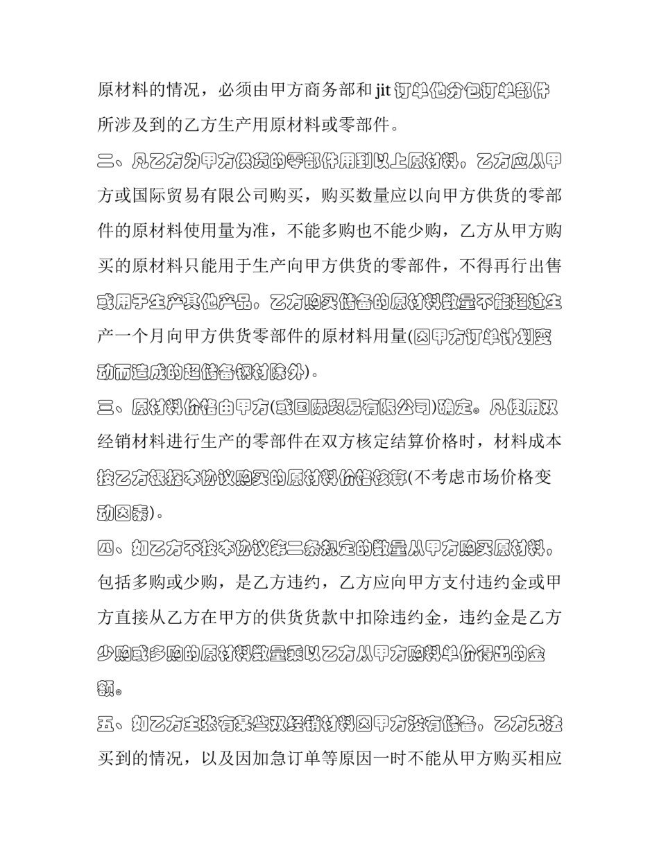 最新石材购销协议 购销协议书(23篇)_第3页