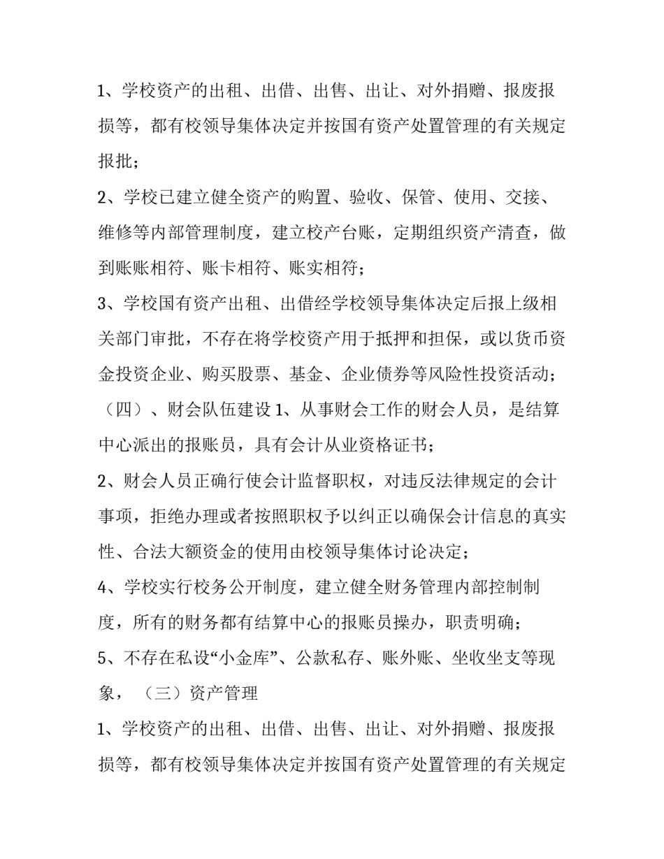 财务的年度自查报告范文_第2页