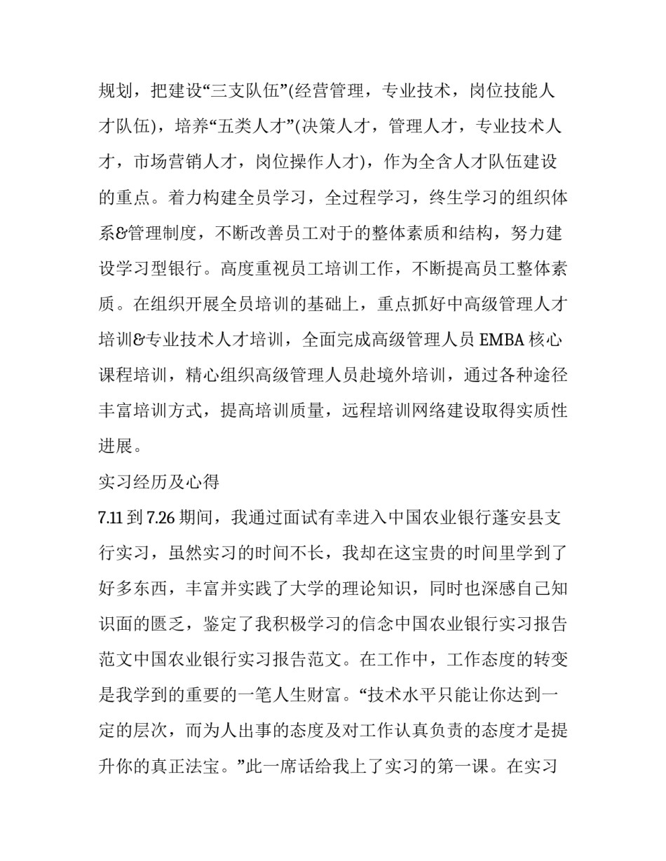 关于中国农业银行实习报告范文_第3页