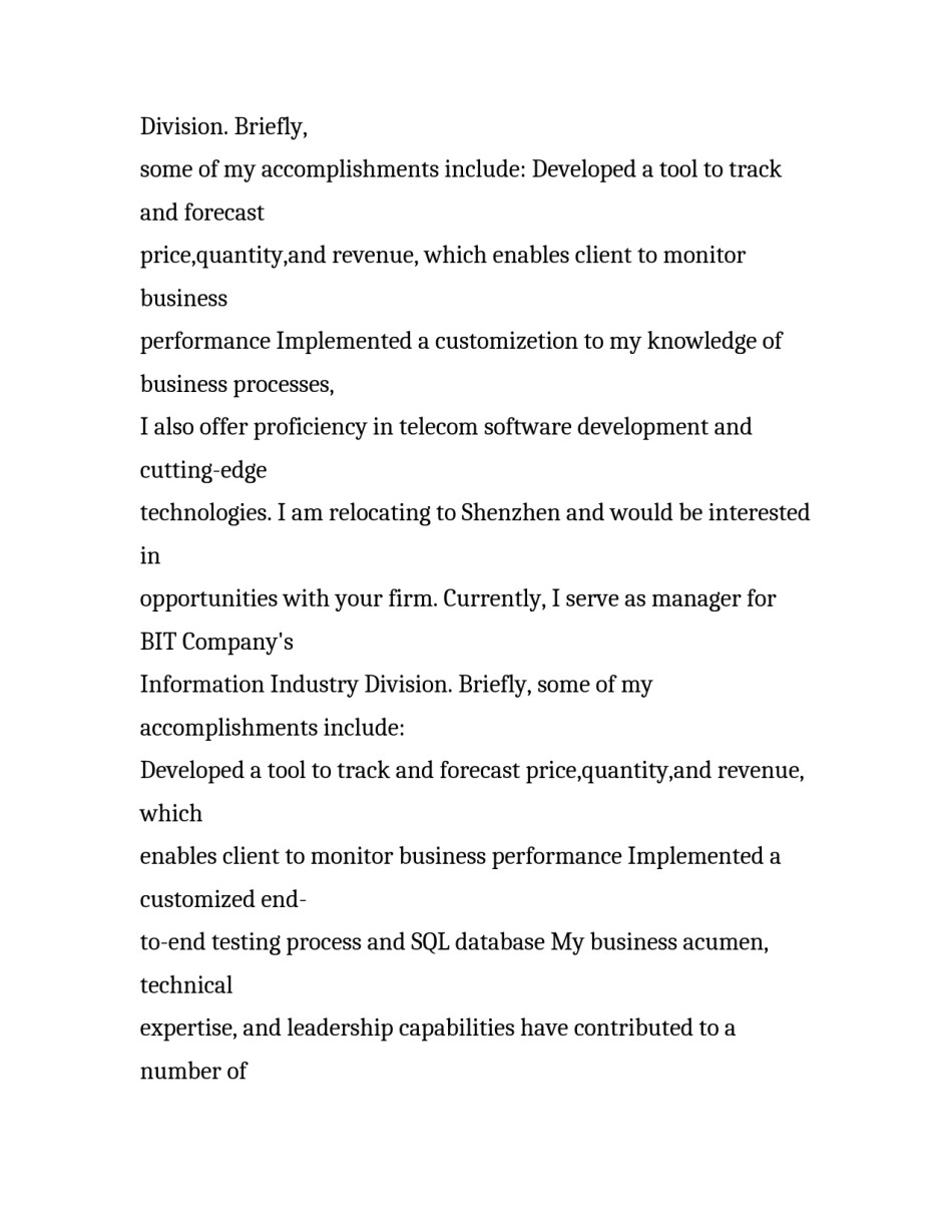 大学生优秀英文求职信范文_第2页