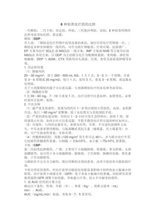 2022年医学专题—-种铂类化疗药的对比.docx