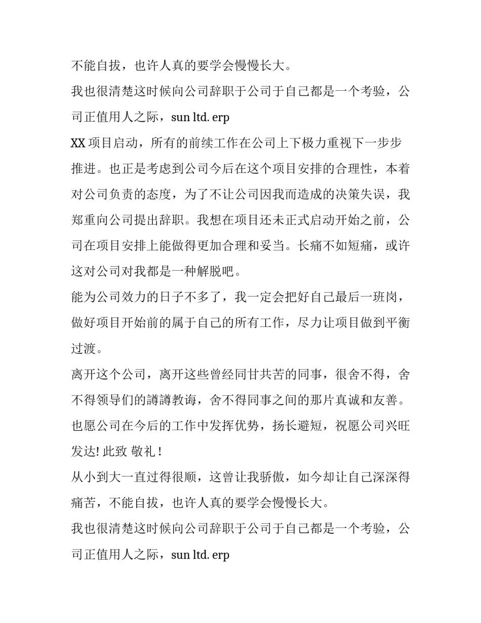 软件开发员辞职报告范文_第2页