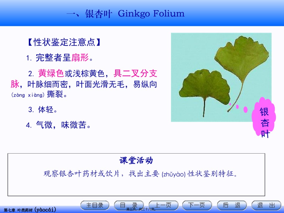 2022年医学专题—.叶类药材详解.ppt_第3页