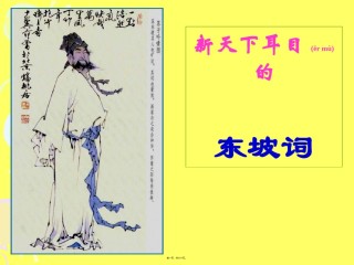 2022年医学专题—《“新天下耳目”的东坡词.》.ppt