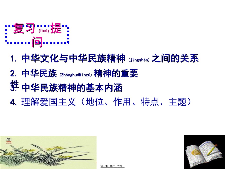2022年医学专题—.2-弘扬中华民族精神-2017最新剖析.ppt_第1页