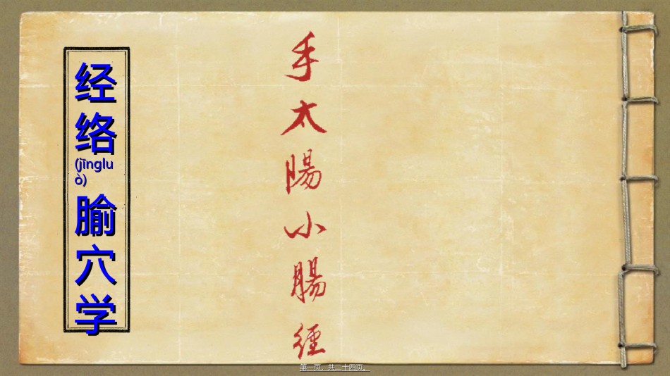 2022年医学专题—.手太阳小肠经.ppt_第1页