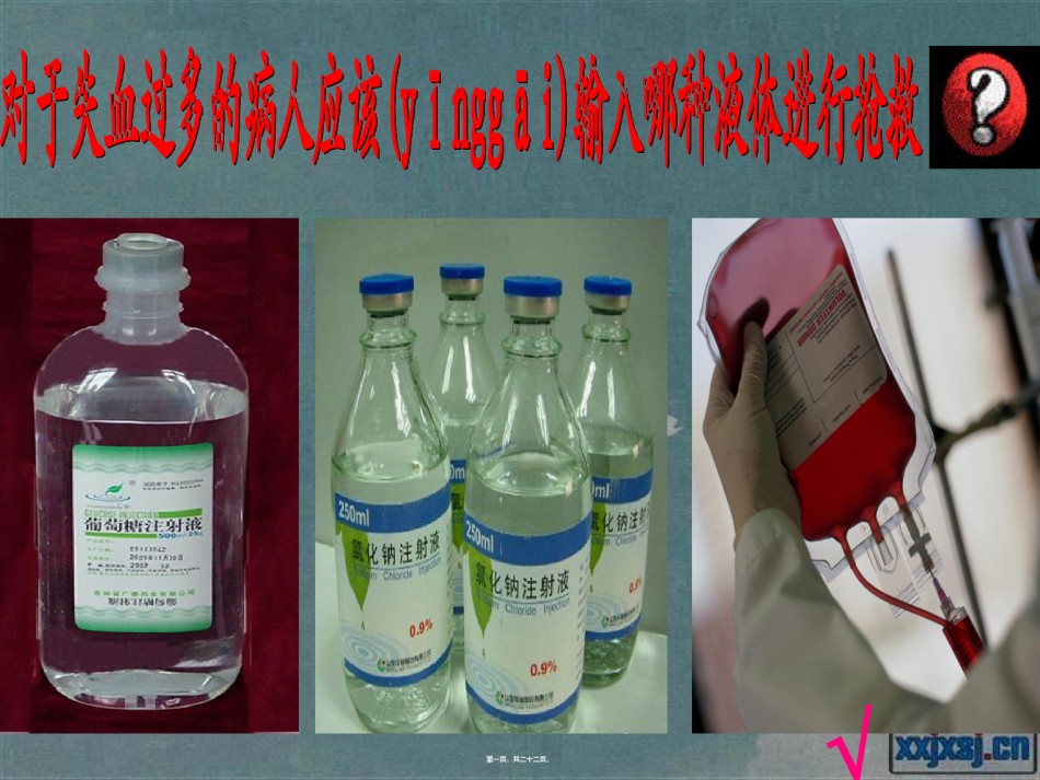 2022年医学专题—《流动的组织-血液》.ppt_第1页