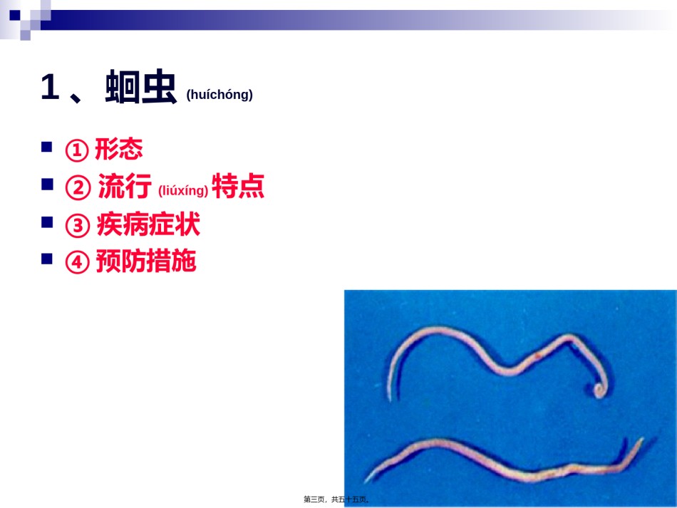 2022年医学专题—《烹饪营养与卫生》-第十六讲-食源性寄生虫病及其控制A-2012优化版.ppt_第3页