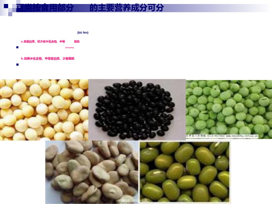 2022年医学专题—《烹饪营养与卫生》第十二讲-豆类及制品与蔬果的营养价值.ppt_第3页